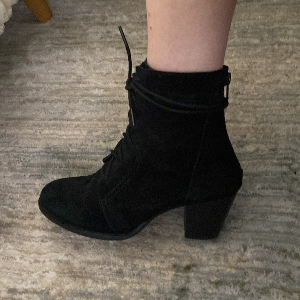 Coconuts by Matisse black suede Lace-Up Boots for Women